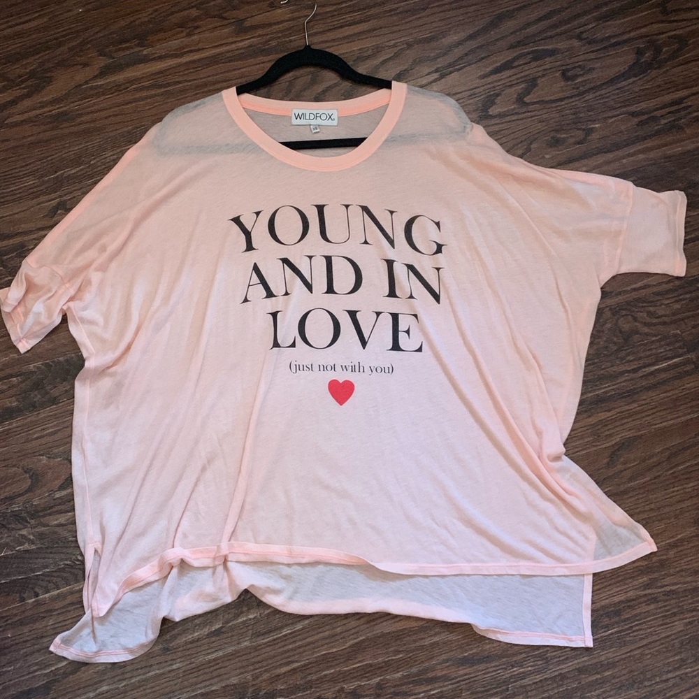 Wildfox Young and In Love tee